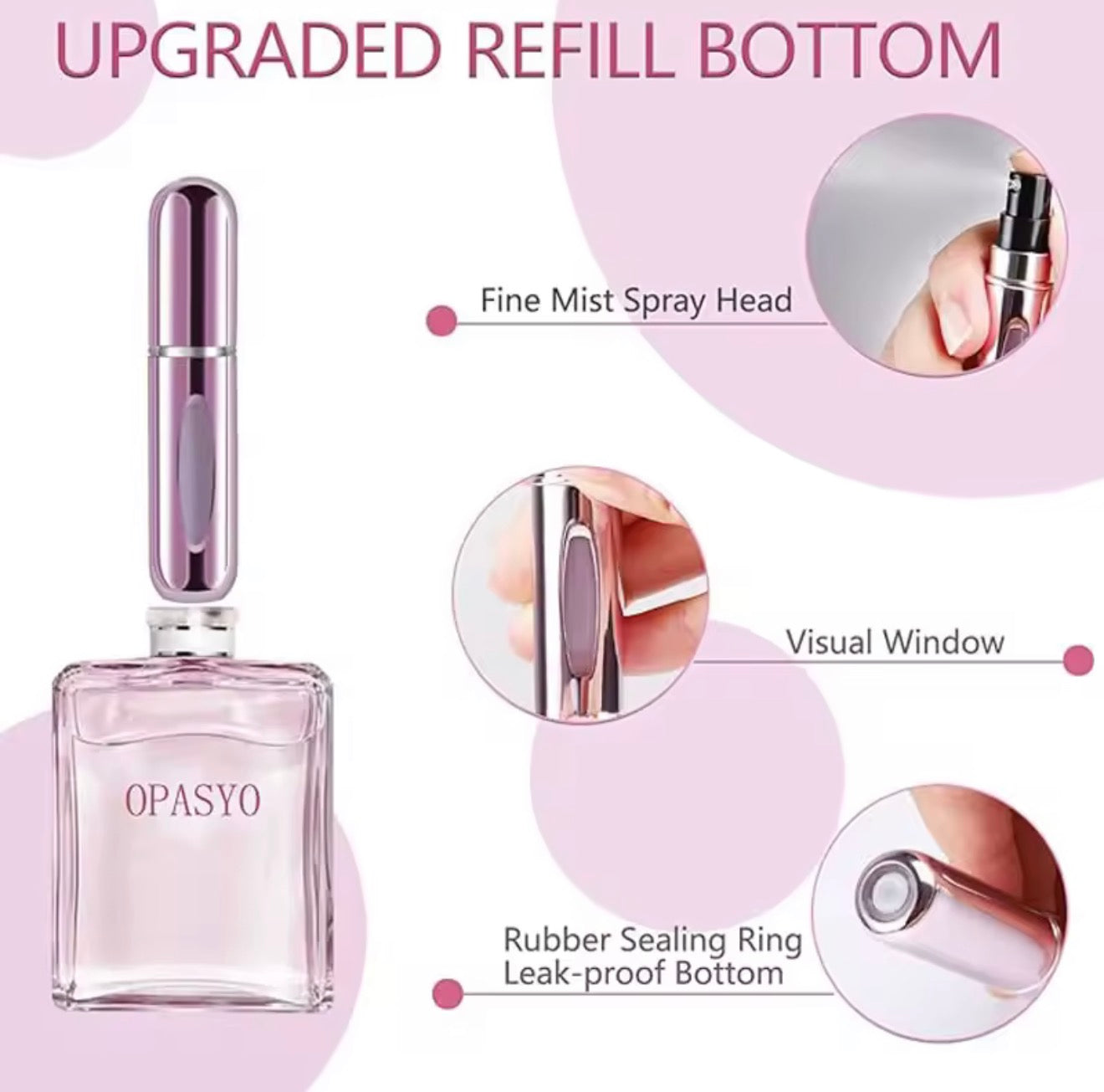 Sleek Refillable Perfume Atomizer: Your Signature Scent, Always With You
